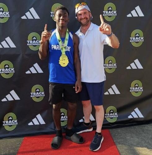 In first track season, Manchester’s Elliot sets a national record