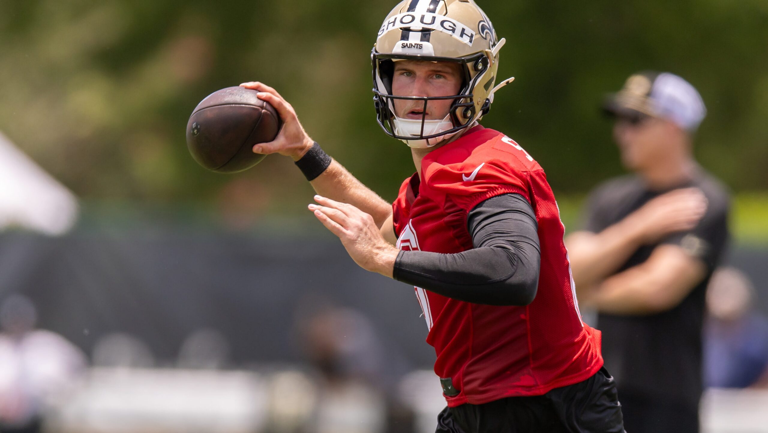 Tyler Shough, Brandin Cooks plan throwing sessions before Saints training camp