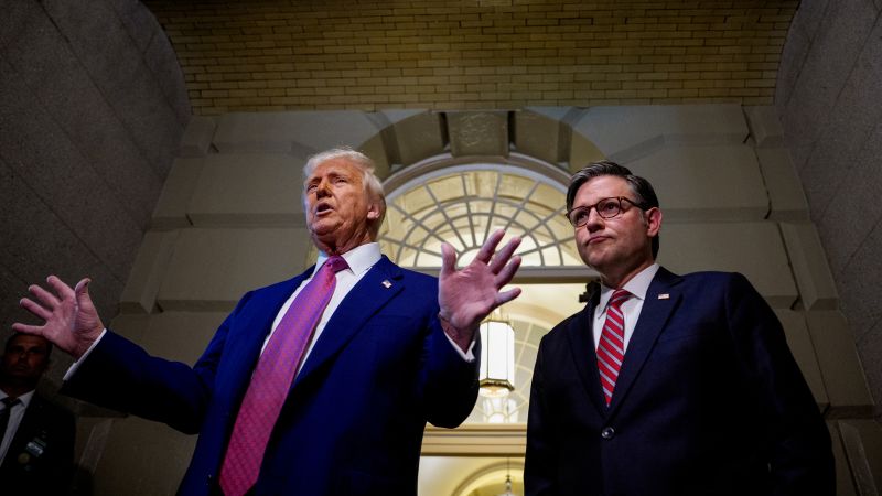 Trump’s massive domestic policy bill put to stress test in the House