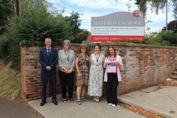 Haygrove School win prestigious Young Carers award