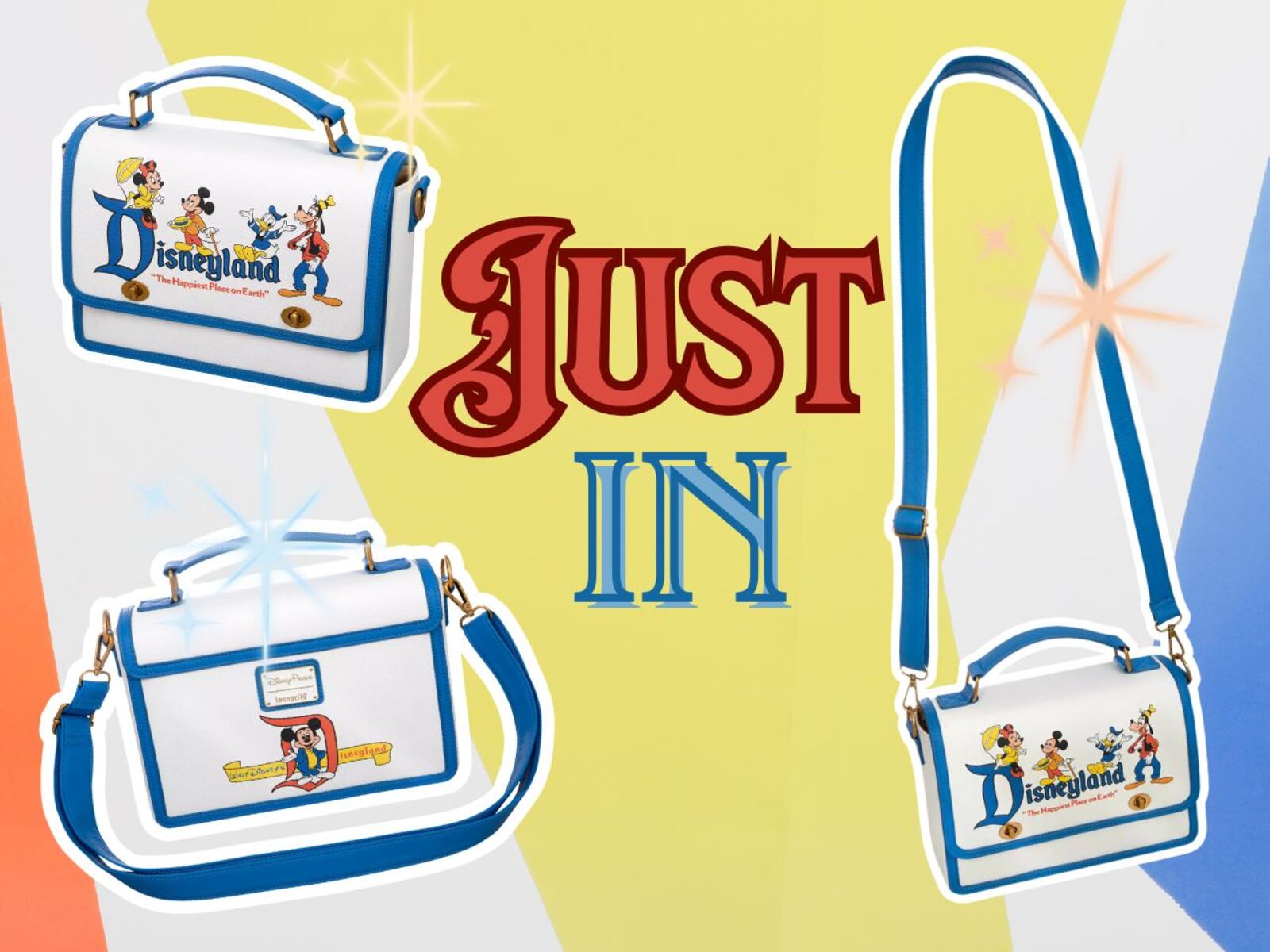 Loungefly’s new Disneyland crossbody is dripping with Mickey & Friends nostalgia straight out of Main Street U.S.A.