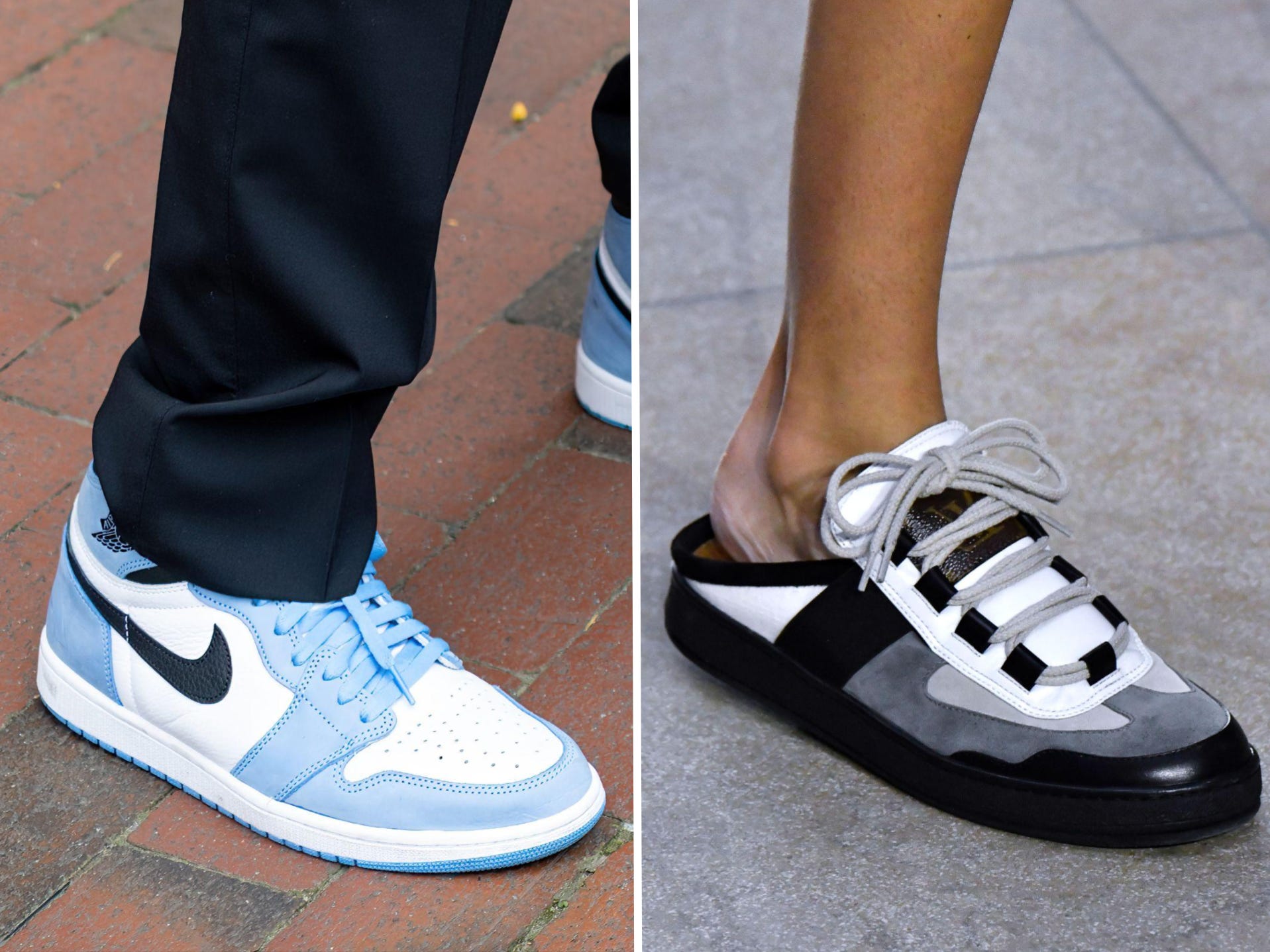 4 sneaker trends that are in this summer and 4 that are out, according to stylists