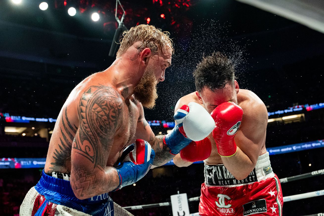 Paul vs. Chavez Jr. fight night weights: Jake Paul actually weighed less than Julio Cesar Chavez Jr.