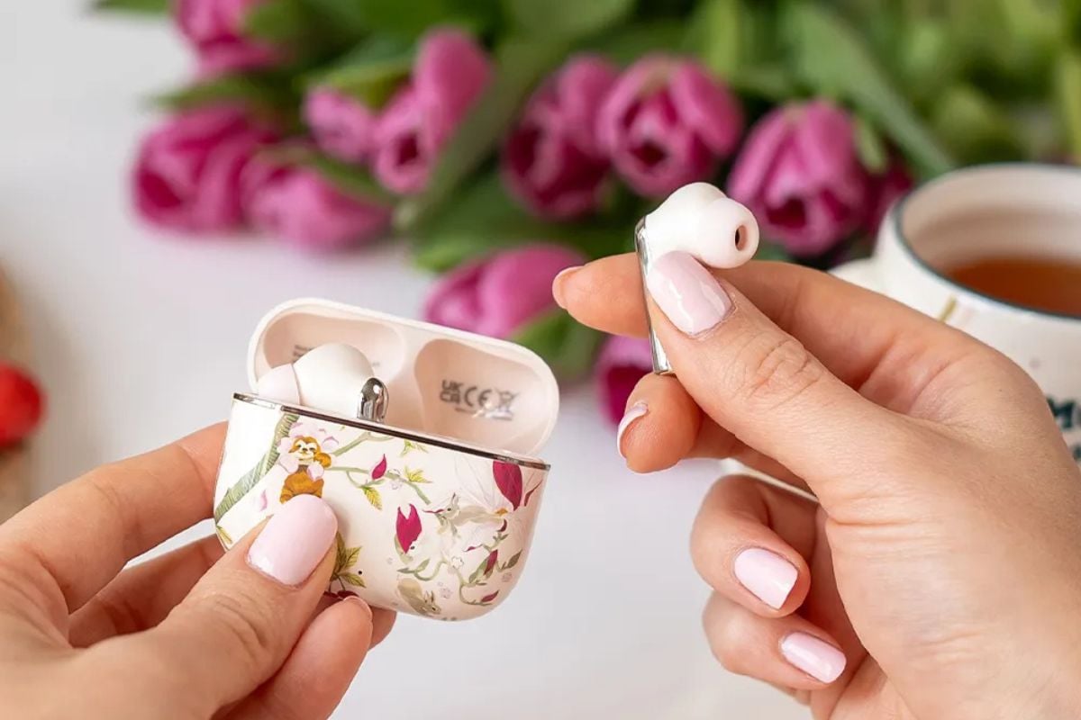 I got so many compliments at the gym when I wore the Cath Kidston Wireless Earbuds – now half price