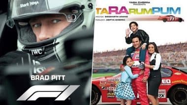 Fact Check: Has Brad Pitt’s ‘F1’ Copied Siddharth Anand’s ‘Ta Ra Rum Pum’? Here’s the Truth Behind the Viral Comparison!