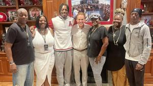 On the recruiting trail: Cederian Morgan meets Nick Saban on trail to recruitment